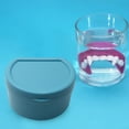 thumbnail image 3 of asddcavvf Portable Denture Storage Container for Mouthguards and Retainers Secure Travel Bath Holder, 3 of 3