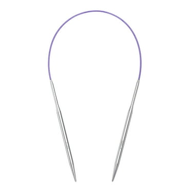 Size US 7 (4.5mm) Knitting Needles Circular Needle 16 Inch(40cm) Round Metal Stainless Steel Needle
