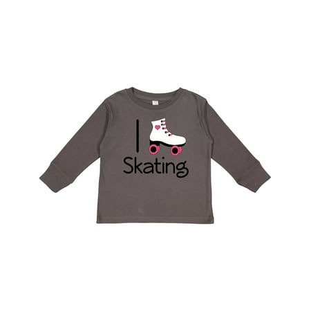 

Inktastic Roller Skate Lover Gift Toddler Toddler Girl Long Sleeve T-Shirt