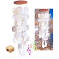 thumbnail image 1 of Campanillas de viento Bellaa, 69 cm, madera de concha, para exteriores, 1 of 7