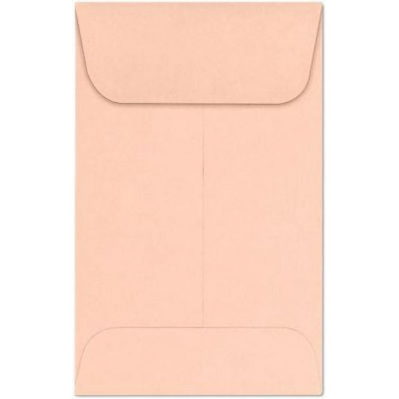 LUX Paper #1 Coin Envelopes, Blush Pink, 2.25 x 3.5 inches, 250/Pack