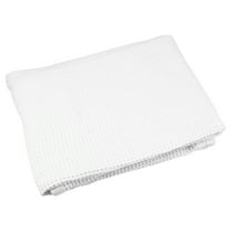 Unique Bargains 1Pc Waffle Weave Pattern Soft Absorbent Cotton Bath Towel White 55.12''x27.56'' for Bathroom Shower