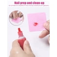 thumbnail image 4 of Toallitas para uñas sin pelusa TEOYALL, 400 unidades, tela no tejida, color rosa, 4 of 7