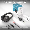 thumbnail image 6 of AOC Wireless Headphones for TV Watching - 2.4GHz Plug & Play Transmitter, Zero Audio Delay, 48H Battery, Over Ear Headset with Bluetooth 5.4 - for Seniors, TV Watching, Home Theater, 6 of 9