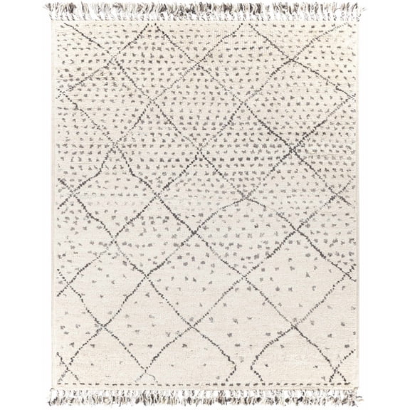BoutiqueRugs Halling Bohemian, Transitional Area Rug - Charcoal, Cream, Gray - 2' x 3'