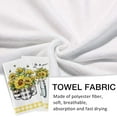 thumbnail image 4 of Sunflower Spring Summer Kitchen Dish Towels Set of 2, Life is A Beautiful Ride Bike Mason Jar Hand Towels Drying Baking Cooking Cloth, Buffalo Plaid Farmhouse Fall Home Kitchen Decor 18x26 Inch, 4 of 6