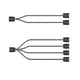 thumbnail image 4 of 5V 3Pin HUB Splitter Cable Extension Cord for Mainboard (1 to 2), 4 of 5