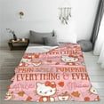 thumbnail image 4 of Hello Kitty Fleece Blanket Super Soft Cozy Throw Blanket 60"X50", Lightweight Fuzzy Comfy Flannel Blanket Warm Plush Throw Blankets For Couch, Sofa, Bed, 4 of 7