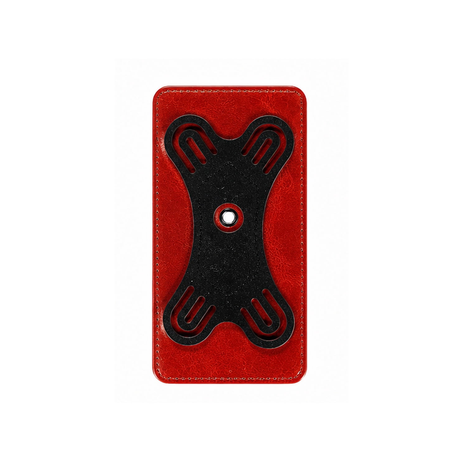UWC-Small (4.5"-4.8") Universal Leather Phone Case with Rotating Stand Support - Brown