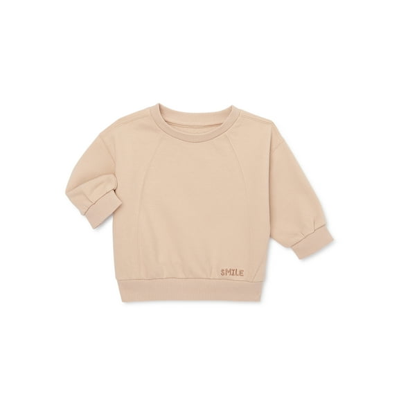 easy-peasy Baby Long Sleeve Sweatshirt, Sizes 0-24 Months