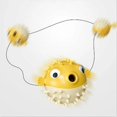 thumbnail image 5 of Dog Leakage Food Ball Fish Shape Molar Bite Resistant Toys Green, 5 of 5