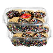 Italian Cookies | Fancy Bakery Cookies | Gourmet Cookies | Perfect for Birthdays, Holidays & all Occasions | Dairy, & Nut Free | 12 oz Sterns Bakery 2 Pack (Italian Fancy Cookies)
