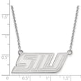 thumbnail image 2 of 925 Sterling Silver Rh-p LogoArt Southern Illinois University Small Pendant With Neckla; for Adults and Teens; for Women and Men, 2 of 2