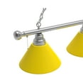 thumbnail image 2 of Yellow 3 Shade Billiard Light with Chrome FIxture, 2 of 5
