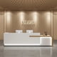 thumbnail image 2 of Counter Modern Reception Desks White Podium Closet Commercial Reception Desks Cashier Mesa De Escritorio Minimalist Furniture My Lux Decor Round, 2 of 7