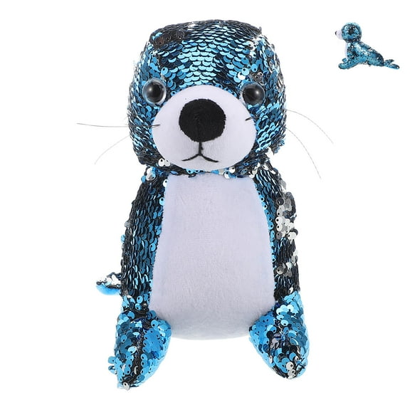 SWETRACE 1Set Sea Creature Stuffed Animals Blue Sea Lion Toy for Boys Girls Kids Bedroom Decor