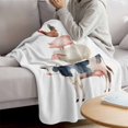 thumbnail image 3 of Farmhouse Animals Blanket Soft Cozy Warm Throw Blanket for Couch, Plush Fuzzy Flannel Fleece Blankets for Sofa, Country Cow Pig Rustic Bed Blankets Lightweight Gifts for Women, 50"x60", 3 of 9