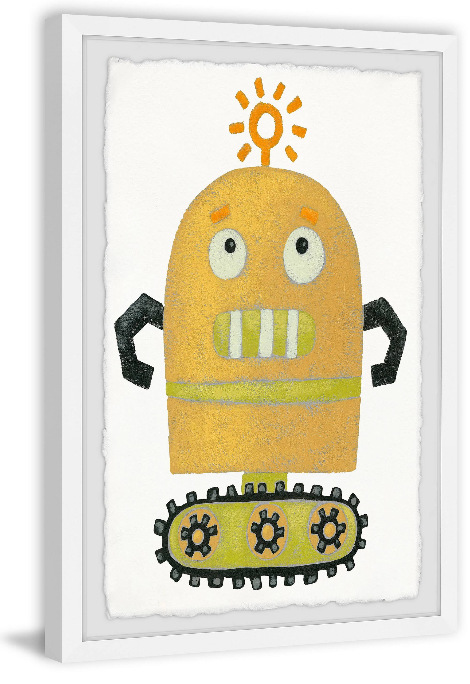 Marmont Hill Thinker Robot Framed Wall Art