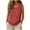 Red, variant on idosla Cotton Linen Tank Tops for Womens Comfy Lounge Wear Summer Sleeveless Crewneck Shirt Casual Blouse Loose Fit Cami (Khaki, S)