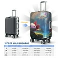 thumbnail image 3 of Cauagu Pond Cute Axolotl Print Travel Luggage Cover,Travel Dust-proof Suitcase Cover Softside Suitcase Protector for 18-32inch,Not Included Suitcase, 3 of 8