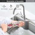 thumbnail image 7 of Coolnut Cheerful Christmas 2PCS Kitchen Faucet Mat Bathroom Faucet Mat Sink Microfiber Cloth Faucet Splash Catcher Faucet Mat Dish Drying Mat Sink Mat for Kitchen Sink 30x5in, 7 of 7