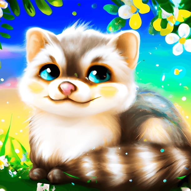 Diamond Painting 5D DIY Full Round Drill Racoon Kit Decoración del hogar Art Craft(9) FLhrweasw Nuevo