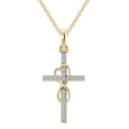 thumbnail image 2 of Necklaces for Women 2026 Fashion Shiny Rhinestone Christian Cross Pendant Necklace Jewelry Gift, 2 of 6