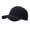 Black, variant on Solid Suede Fabric Baseball Cap, ZDNIXIAN Adjustable Unisex Six Panel Curved Brim Dad Hat, Soft Casual Plain Baseball Hat, One Size
