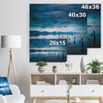 thumbnail image 5 of Design Art - Blue Lake with Wooden Pier, 5 of 5