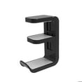 thumbnail image 1 of PC Gaming Headset Hook Under Desk Adjustable Rotating Arm Clamp Universal Headphones Stand, 1 of 4