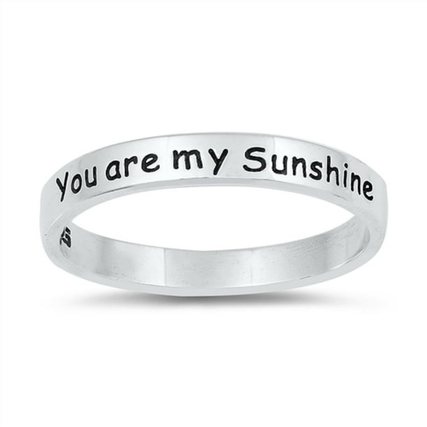 You My Sunshine Ring