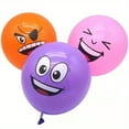 thumbnail image 6 of 20pcs Colorful Latex Happy Face Colorful Balloons, Kids' Party Balloons for Shower Wedding Decoration (Assorted Color) Halloween Christmas Gift, Easter Room Decor, 6 of 8