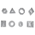 thumbnail image 4 of Herramientas para hacer caramelos de azúcar, 24 piezas de moldes de acero inoxidable para galletas, moldes poligonales para galletas, multifuncionales, 4 of 12