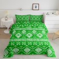 thumbnail image 2 of Erosebridal Green Aztec Comforter Sets Todder Size, Farmhouse Abstract Art Comforters & Duvets, Reversible 2-Piece, 2 of 8