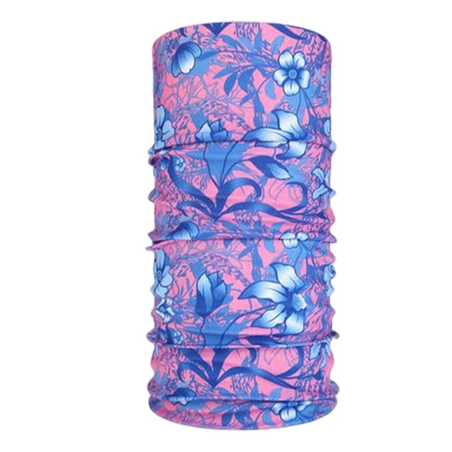 Calentador de polainas Sonducket para el cuello pasamontañas bufandas a prueba de polvo flor rosa azul