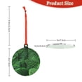 thumbnail image 3 of Pofeuu Natural Green Leaves Print Christmas Decorations Christmas Ornaments Round Acrylic Flat Hanging Pendant Xmas Hanging Decoration-Round Shape, 3 of 7