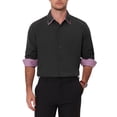 thumbnail image 5 of Men's Dress Shirt Casual Business Long Sleeve Button Down Shirts XL Black, 5 of 6