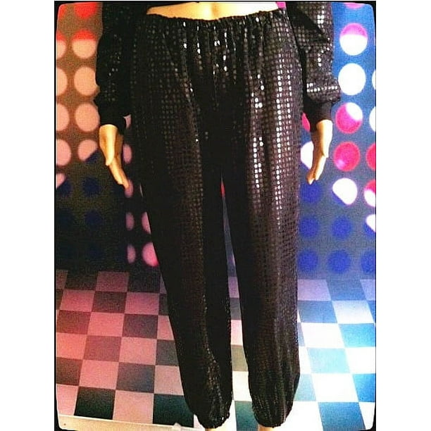 Pantalones largos casuales de hip hop DS con parches de lentejuelas para hombres y mujeres, ropa de actuación similar, canto, baile
