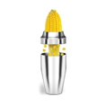 thumbnail image 1 of Corn Cutter Peeler, Corn Cob Stripper With Cup , 304 Stainless Steel Corn On The Cob Remover Kitche, 1 of 5