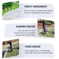 thumbnail image 6 of Upside Down Witch Legs - Halloween Witch Outdoor Halloween Decorations - 2 Piece Yard Stake Set, 6 of 8