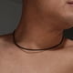 thumbnail image 5 of Cuerdas de 2 mm hechas a mano para collares de hombre y mujer, color negro, para hacer joyas., 5 of 9