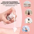 thumbnail image 4 of 2 Pzs Botellas De Viaje 4 En 1 Portátiles Recargables 400ml Xtellar Blanco, 4 of 4