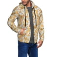 thumbnail image 2 of Naloa Groovy Hippie Flower Mushrooms Men’s Hoodies, Zip up Hoodie, Sweatshirts,Hoodies for Men Sizes S-3XL-Small, 2 of 5