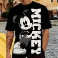 thumbnail image 3 of Camiseta de Mickey Mouse para niños, camisetas de dibujos animados de Disney para hombre, camiseta de manga corta de verano para parejas, lindas y divertidas camisetas, 3 of 4