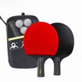 thumbnail image 1 of Two-Piece Pure Yang Wood Ping Pong Paddle Set for Student Training – Short Handle Straight Rackets with Custom Logo Option, Premium Craftsmanship from Jiangsu Yangzhou, Ideal for Ping Pong, Badminton, 1 of 6