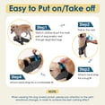 thumbnail image 6 of Dog Anxiety Shirt Calming Jacket, Mesh Dog Anxiety Vest for Thunderstorm Fireworks Travel Vet Visit Separation Anxiety Relief Outdoor Indoor Elastic Breathable Calming Shirt Wrap, 6 of 10