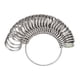 thumbnail image 3 of Kenally Aluminium Alloy Ring Measurement Loop Portable Sizer 0-13mm Anti-corrosive Anti-rust Smooth Tool Accessories Measuring 2piezas Kenally CBP102916, 3 of 3
