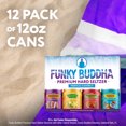 thumbnail image 6 of Funky Buddha Premium Hard Seltzer Tropical Variety Pack, 12 Pack Beer, 12 fl oz Cans, 4.5% ABV, 6 of 9