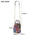 thumbnail image 2 of FORMRS Crossbody Bag for Women Quilted Travel Shoulder Cell Phone Purse with Chain Strap Handbag, Serene Floral Pattern, 2 of 7