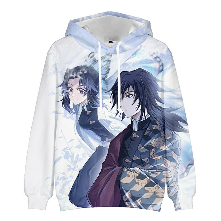 Anime Demon Slayer 3d Printed Hoodie Fall and Winter Kids Men Women's Anime  Jacket Hoodies Personality Sweatshirt,#5,Size-Adult 8XL 